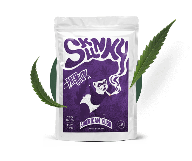 Product shop of Skunky cannabis flowers.