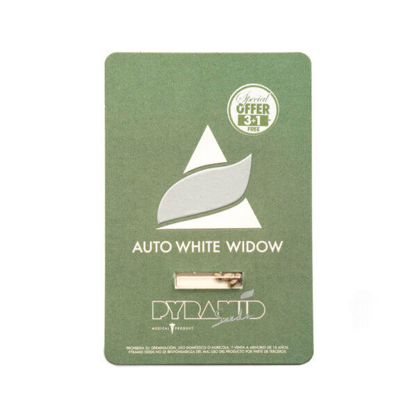Pyramid Seeds | Αυτόματοι Σπόροι Κάνναβης - Auto White Widow - 3+1τεμ - συσκευασία προϊόντος